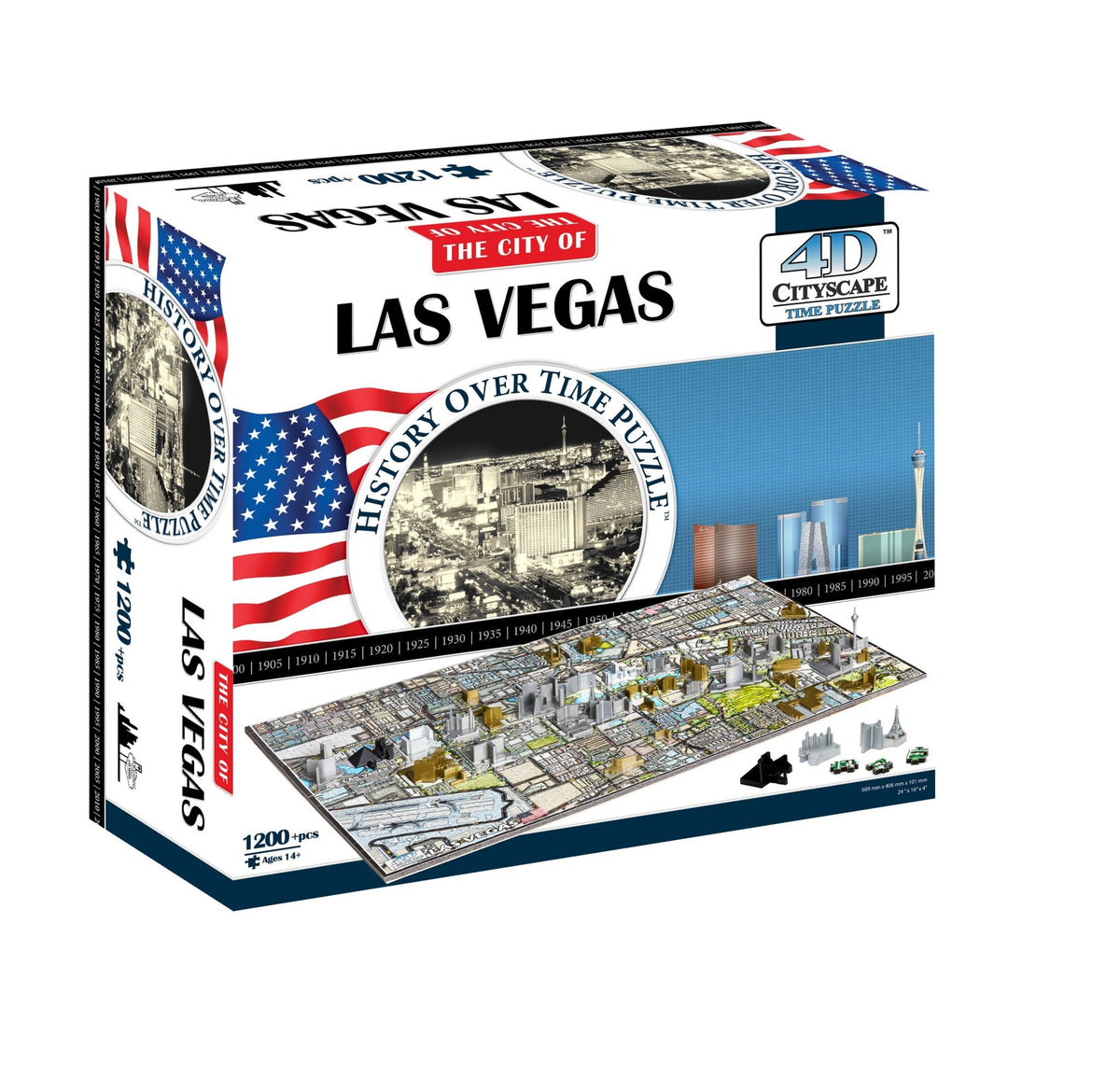 4D Cityscape Las Vegas Time Puzzle | 4D Puzzle | 4D Cityscape
