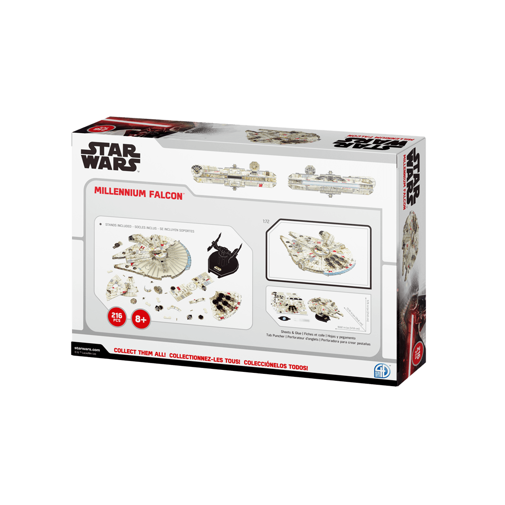 Star Wars Millennium Falcon Paper Model Kit4D Puzzle | 4D Cityscape4D Puzz