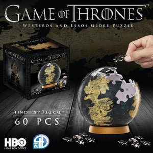 3D Game of Thrones World Globe Puzzle 3" - 4DPuzz - 4DPuzz