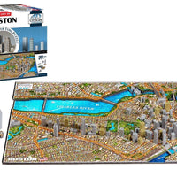 4D Cityscape Boston Time Puzzle - 4DPuzz - 4DPuzz