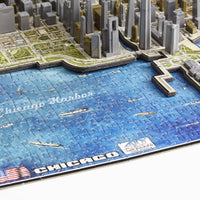 4D Cityscape Chicago Time Puzzle - 4DPuzz - 4DPuzz