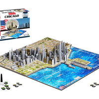 4D Cityscape Chicago Time Puzzle - 4DPuzz - 4DPuzz