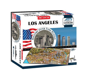 4D Cityscape Los Angeles Time Puzzle - 4DPuzz - 4DPuzz