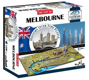 4D Cityscape Melbourne Time Puzzle - 4DPuzz - 4DPuzz