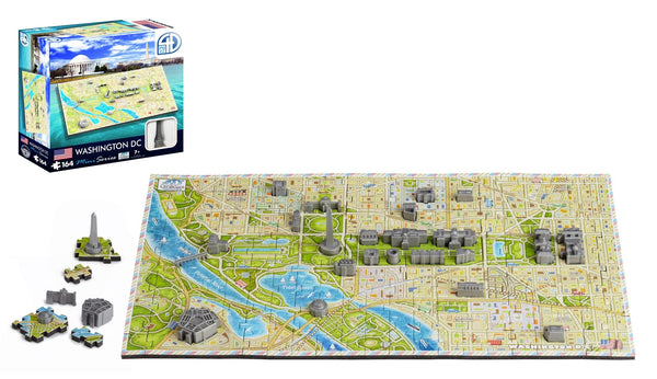 4D Cityscape Mini Washington DC Puzzle - 4DPuzz - 4DPuzz