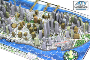 4D Cityscape NEW YORK Time Puzzle - 4DPuzz - 4DPuzz