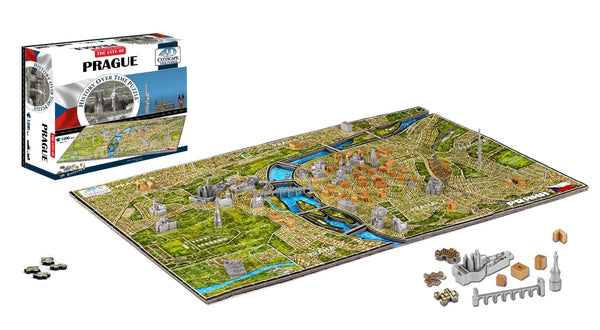 4D Cityscape Prague Time Puzzle - 4DPuzz - 4DPuzz