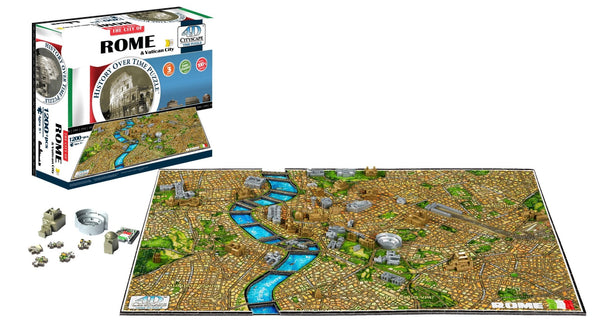 4D Cityscape Rome Time Puzzle - 4DPuzz - 4DPuzz