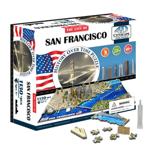 4D Cityscape San Francisco Time Puzzle - 4DPuzz - 4DPuzz