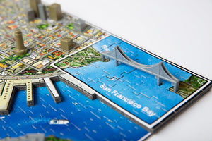 4D Cityscape San Francisco Time Puzzle - 4DPuzz - 4DPuzz