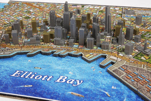 4D Cityscape Seattle Time Puzzle - 4DPuzz - 4DPuzz