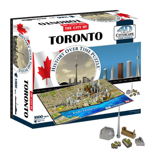 4D Cityscape Toronto Time Puzzle - 4DPuzz - 4DPuzz