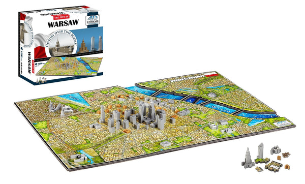 4D Cityscape Warsaw Time Puzzle - 4DPuzz - 4DPuzz