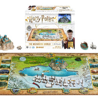 4D Harry Potter Wizarding World of Hogwarts and Hogsmead (892+ PCS) - 4DPuzz - 4DPuzz