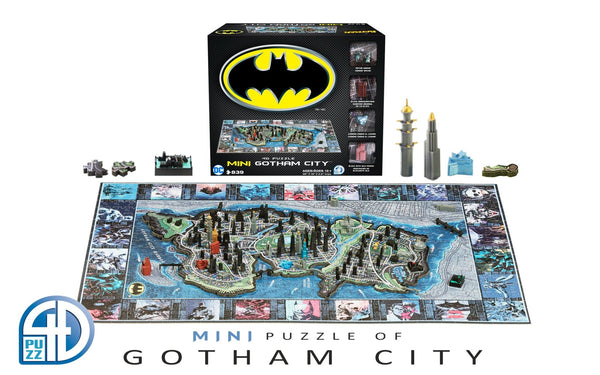 4D Mini Batman Gotham City Puzzle (839 pcs) - 4DPuzz - 4DPuzz