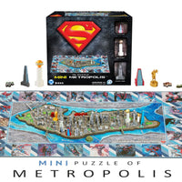 4D Mini Superman Metropolis City Puzzle (833 pcs) - 4DPuzz - 4DPuzz