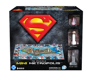 4D Mini Superman Metropolis City Puzzle (833 pcs) - 4DPuzz - 4DPuzz