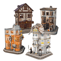 Harry Potter Diagon Alley Paper Model Kit - 4D Puzzle | 4D Cityscape - 4DPuzz