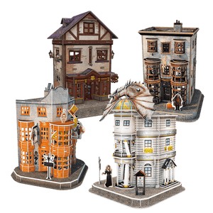 Harry Potter Diagon Alley Paper Model Kit - 4D Puzzle | 4D Cityscape - 4DPuzz