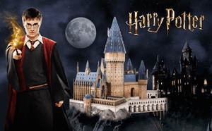 Harry Potter Great Hall Paper Model Kit - 4D Puzzle | 4D Cityscape - 4DPuzz