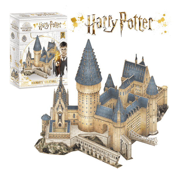 Harry Potter Great Hall Paper Model Kit - 4D Puzzle | 4D Cityscape - 4DPuzz