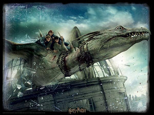 Lenticular 3D Puzzle: Harry Potter Dragon - 4DPuzz - 4DPuzz