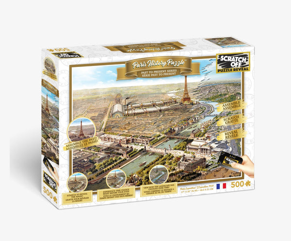 Scratch OFF History Puzzle : Paris - 4DPuzz - 4DPuzz