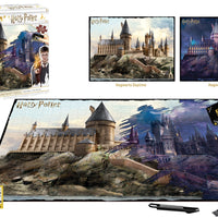 Scratch OFF Puzzle Harry Potter Hogwarts Day to Night - 500 PCS - 4DPuzz - 4DPuzz