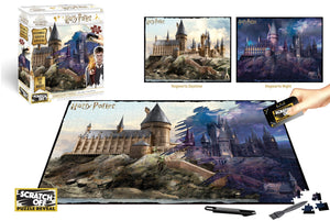 Scratch OFF Puzzle Harry Potter Hogwarts Day to Night - 500 PCS - 4DPuzz - 4DPuzz