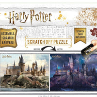 Scratch OFF Puzzle Harry Potter Hogwarts Day to Night - 500 PCS - 4DPuzz - 4DPuzz