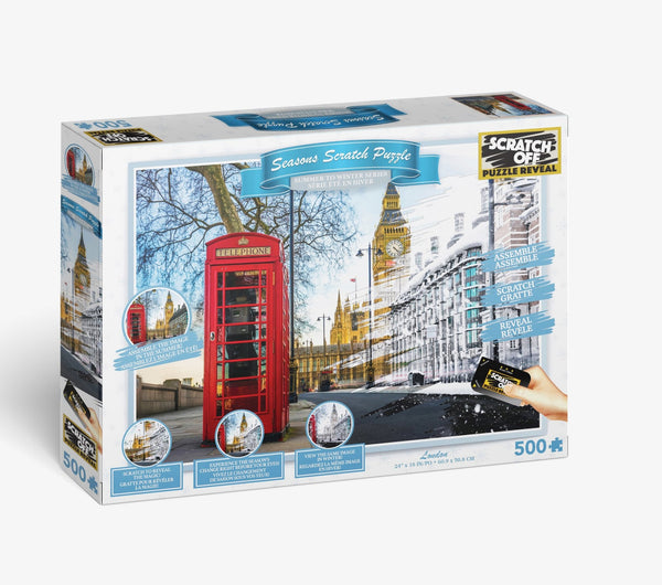 Scratch OFF Seasons Puzzle: Big Ben - 4DPuzz - 4DPuzz