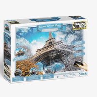 Scratch OFF Seasons Puzzle: Eiffel Tower - 4DPuzz - 4DPuzz