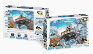 Scratch OFF Seasons Puzzle: Eiffel Tower - 4DPuzz - 4DPuzz