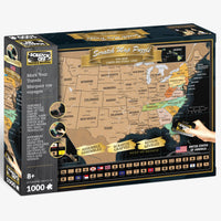 Scratch OFF Travel Puzzle : USA - 4DPuzz - 4DPuzz