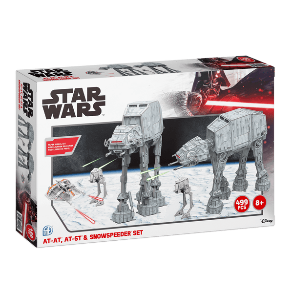 Star Wars AT-AT, AT-ST, Snowspeeder Set4D Puzzle | 4D Cityscape4D Puzz