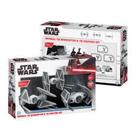 Star Wars Imperial Interceptor & TIE Fighter Set4D Puzzle | 4D Cityscape4D Puzz