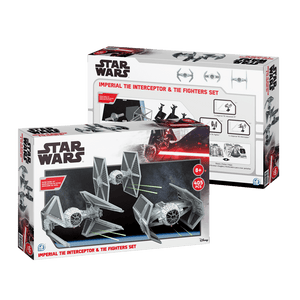 Star Wars Imperial Interceptor & TIE Fighter Set4D Puzzle | 4D Cityscape4D Puzz