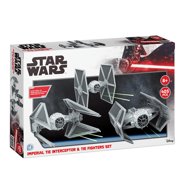 Star Wars Imperial Interceptor & TIE Fighter Set4D Puzzle | 4D Cityscape4D Puzz