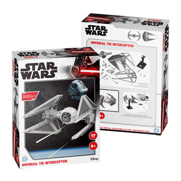 Star Wars TIE/IN Interceptor Fighter Paper Model Kit4D Puzzle | 4D Cityscape4D Puzz