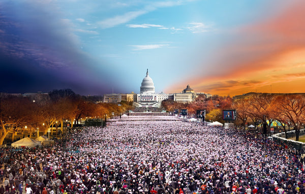 Stephen Wilkes Inauguration, Washington DC, Day to Night™ - 4D Puzzle | 4D Cityscape - 4DPuzz