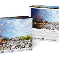 Stephen Wilkes Trafalger Square, London, Day to Night™ - 4D Puzzle | 4D Cityscape - 4DPuzz