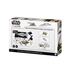 The Mandalorian Boba Fett's Starfighter & Imperial Light Cruiser Set4D Puzzle | 4D Cityscape4D Puzz