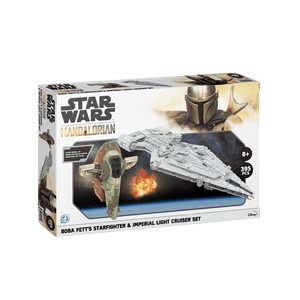 The Mandalorian Boba Fett's Starfighter & Imperial Light Cruiser Set4D Puzzle | 4D Cityscape4D Puzz