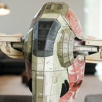 The Mandalorian Boba Fett's Starfighter Paper Model Kit4D Puzzle | 4D Cityscape4D Puzz