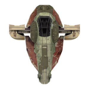 The Mandalorian Boba Fett's Starfighter Paper Model Kit4D Puzzle | 4D Cityscape4D Puzz