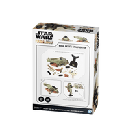 The Mandalorian Boba Fett's Starfighter Paper Model Kit4D Puzzle | 4D Cityscape4D Puzz