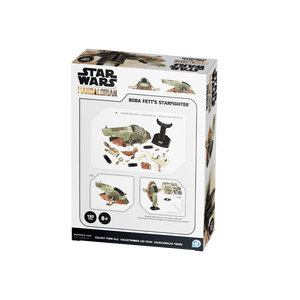 The Mandalorian Boba Fett's Starfighter Paper Model Kit4D Puzzle | 4D Cityscape4D Puzz