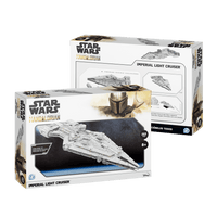 The Mandalorian Imperial Light Cruiser Paper Model Kit4D Puzzle | 4D Cityscape4D Puzz