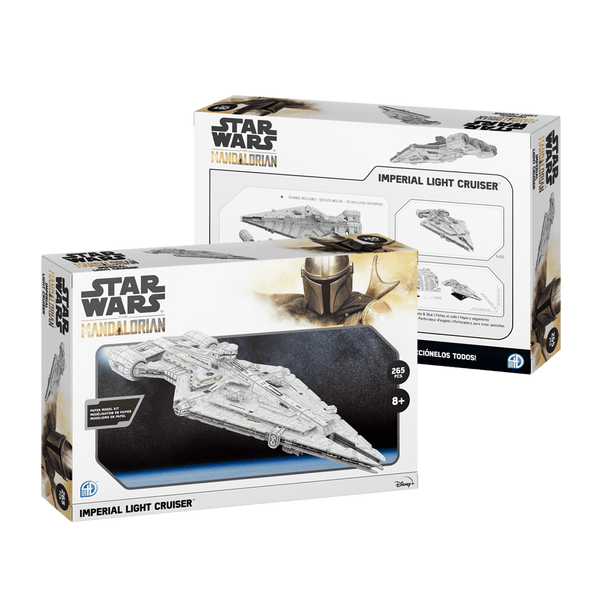 The Mandalorian Imperial Light Cruiser Paper Model Kit4D Puzzle | 4D Cityscape4D Puzz