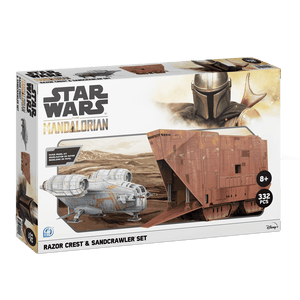 The Mandalorian Razor Crest & Sandcrawler Set4D Puzzle | 4D Cityscape4D Puzz